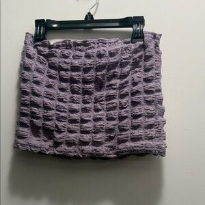 Urban Outfitters Textured Lilac Mini Skirt